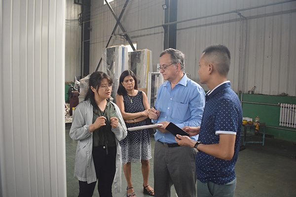 鉑鑒熱烈歡迎印度客戶來廠參觀考察