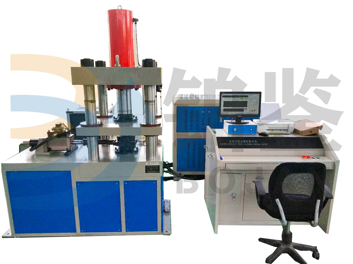 鐵路橋梁盆式支座滑板初始靜摩擦系數和線磨耗率試驗臺